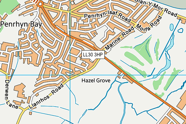 LL30 3HP map - OS VectorMap District (Ordnance Survey)