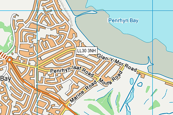 LL30 3NH map - OS VectorMap District (Ordnance Survey)