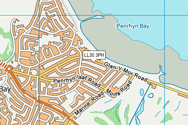 LL30 3PH map - OS VectorMap District (Ordnance Survey)