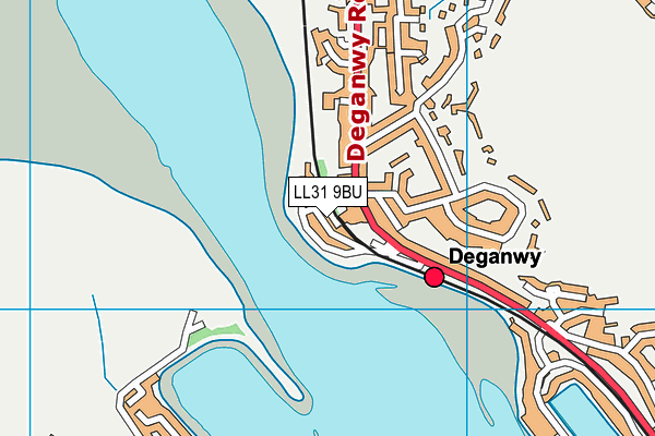 LL31 9BU map - OS VectorMap District (Ordnance Survey)