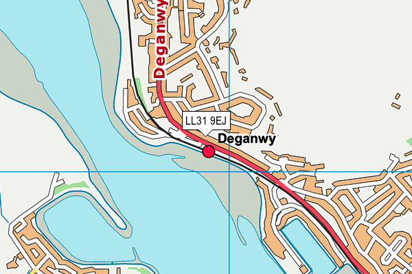 Map of DEGANWY DENTAL PRACTICE LTD at district scale