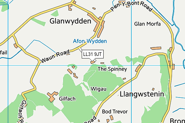 LL31 9JT map - OS VectorMap District (Ordnance Survey)