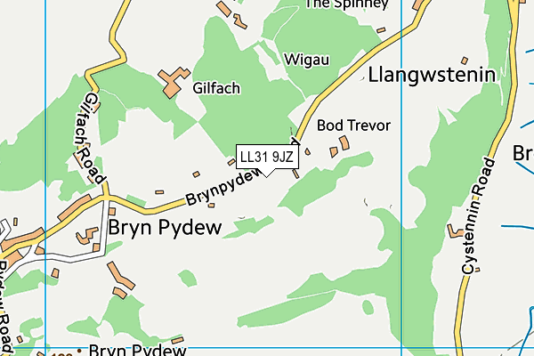 LL31 9JZ map - OS VectorMap District (Ordnance Survey)