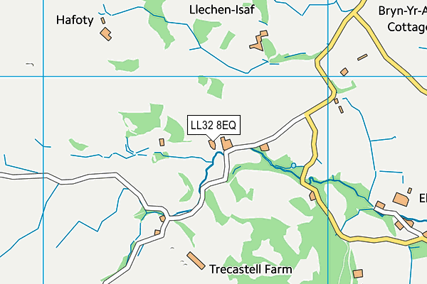 LL32 8EQ map - OS VectorMap District (Ordnance Survey)