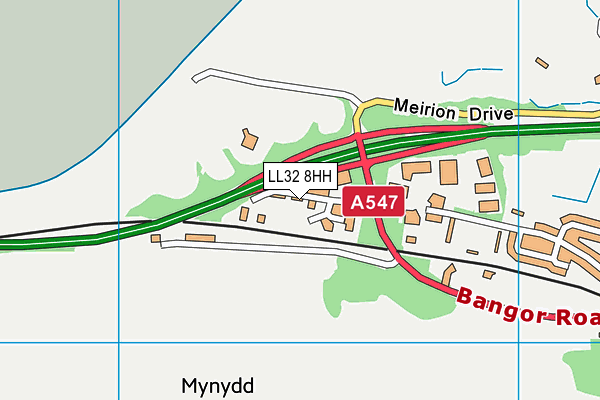 Map of LEWIS HOLDINGS (CONWY) LTD at district scale