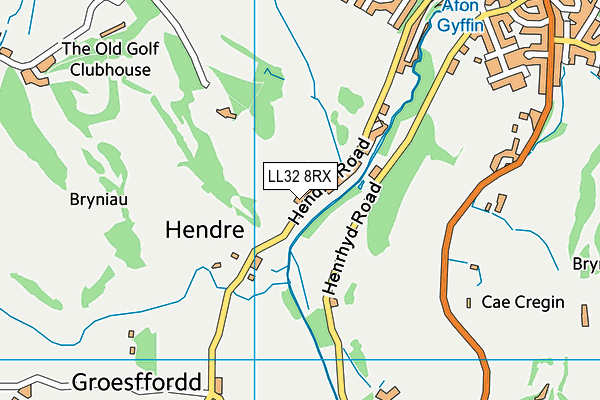 LL32 8RX map - OS VectorMap District (Ordnance Survey)