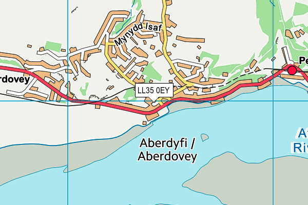 LL35 0EY map - OS VectorMap District (Ordnance Survey)