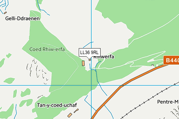 LL36 9RL map - OS VectorMap District (Ordnance Survey)