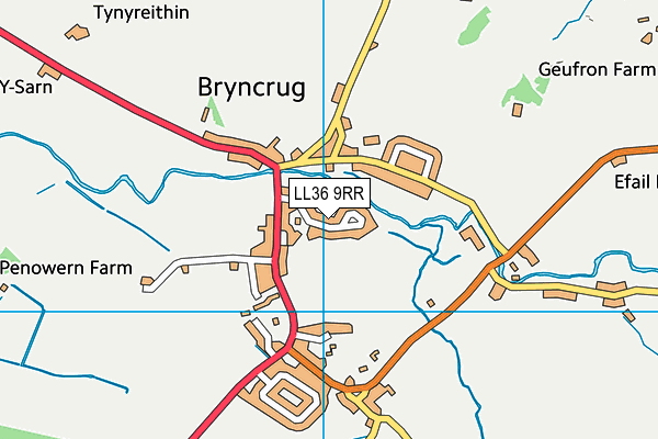 LL36 9RR map - OS VectorMap District (Ordnance Survey)