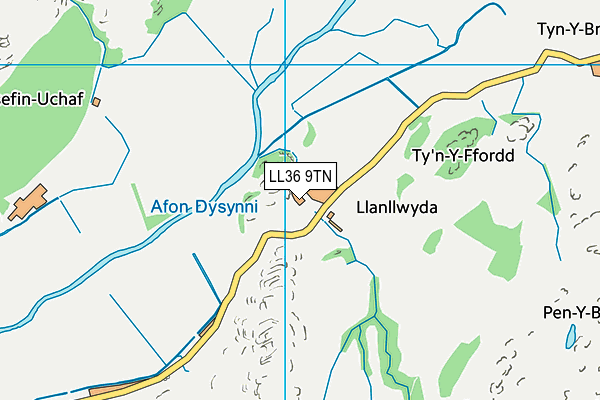 LL36 9TN map - OS VectorMap District (Ordnance Survey)