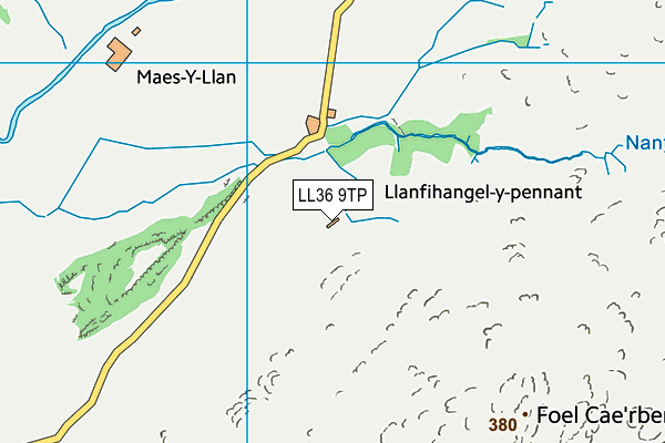 LL36 9TP map - OS VectorMap District (Ordnance Survey)
