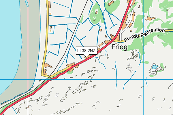 LL38 2NZ map - OS VectorMap District (Ordnance Survey)