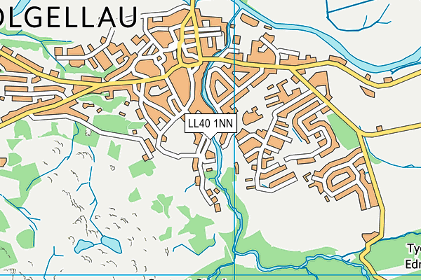 LL40 1NN map - OS VectorMap District (Ordnance Survey)