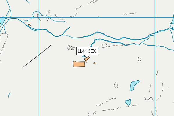 LL41 3EX map - OS VectorMap District (Ordnance Survey)