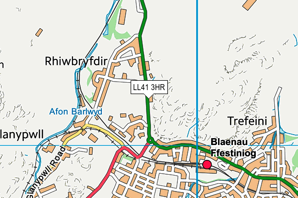 LL41 3HR map - OS VectorMap District (Ordnance Survey)