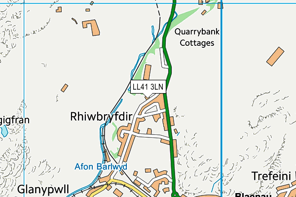 LL41 3LN map - OS VectorMap District (Ordnance Survey)