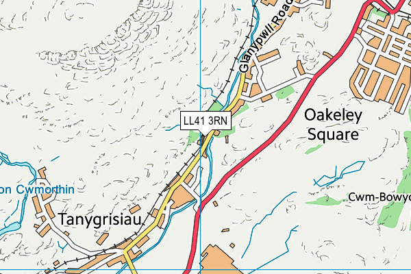 LL41 3RN map - OS VectorMap District (Ordnance Survey)