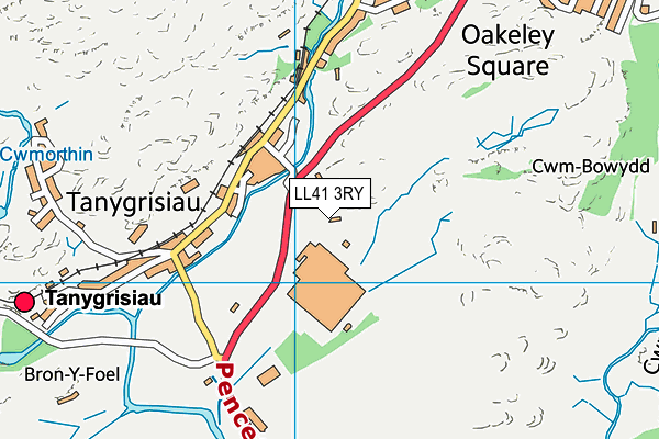 LL41 3RY map - OS VectorMap District (Ordnance Survey)