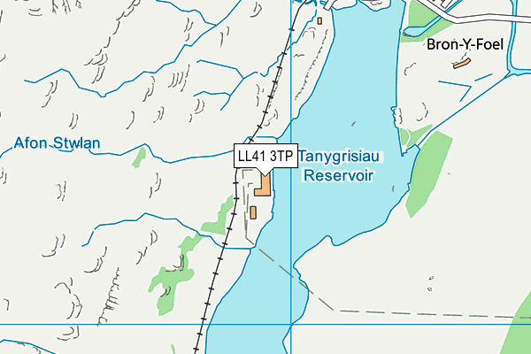 LL41 3TP map - OS VectorMap District (Ordnance Survey)