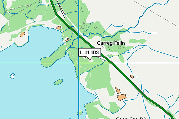 LL41 4DS map - OS VectorMap District (Ordnance Survey)