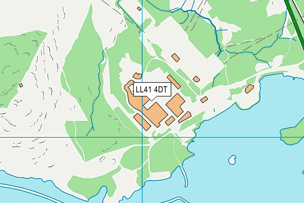 LL41 4DT map - OS VectorMap District (Ordnance Survey)