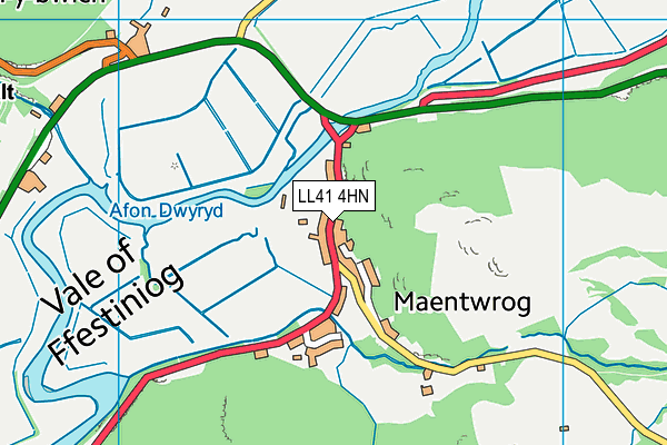 LL41 4HN map - OS VectorMap District (Ordnance Survey)