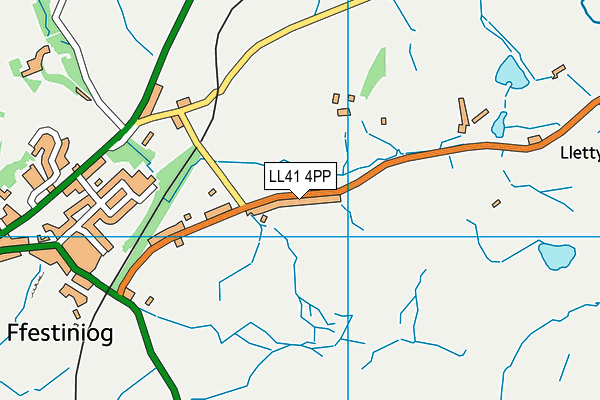 LL41 4PP map - OS VectorMap District (Ordnance Survey)