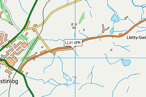 LL41 4PR map - OS VectorMap District (Ordnance Survey)