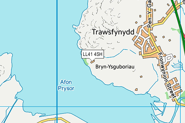 LL41 4SH map - OS VectorMap District (Ordnance Survey)