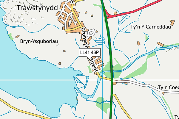 LL41 4SP map - OS VectorMap District (Ordnance Survey)