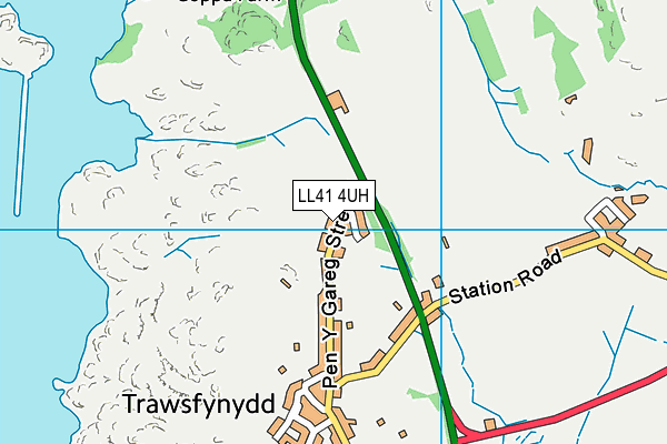 LL41 4UH map - OS VectorMap District (Ordnance Survey)