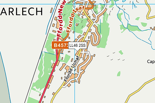 LL46 2SS map - OS VectorMap District (Ordnance Survey)