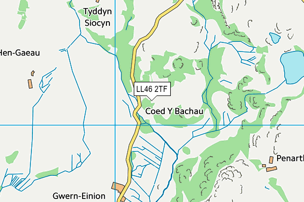 LL46 2TF map - OS VectorMap District (Ordnance Survey)