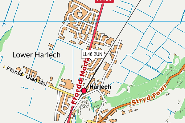 LL46 2UN map - OS VectorMap District (Ordnance Survey)