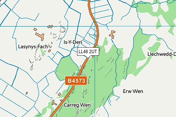 LL46 2UT map - OS VectorMap District (Ordnance Survey)