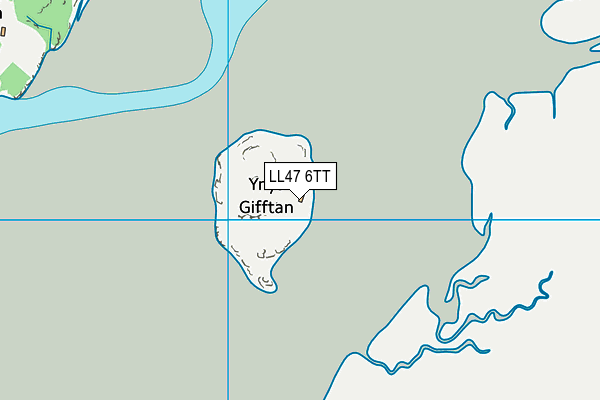 LL47 6TT map - OS VectorMap District (Ordnance Survey)