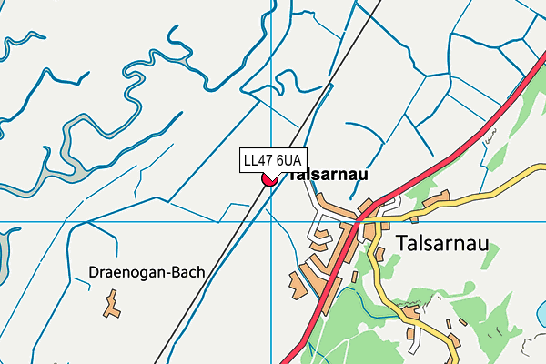 LL47 6UA map - OS VectorMap District (Ordnance Survey)