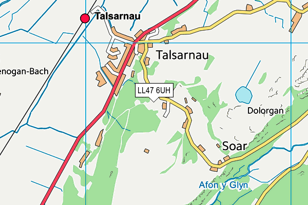 LL47 6UH map - OS VectorMap District (Ordnance Survey)