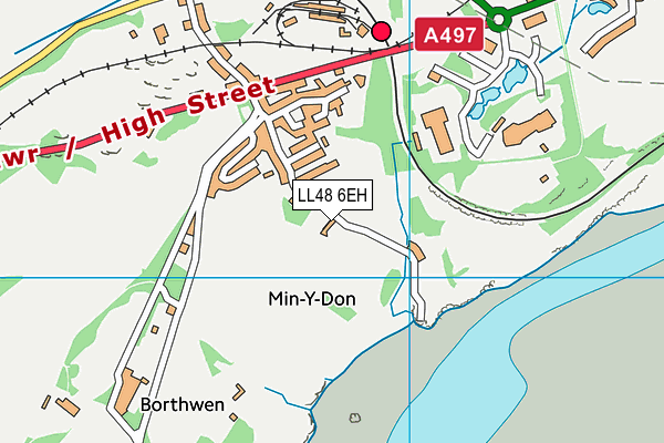 LL48 6EH map - OS VectorMap District (Ordnance Survey)