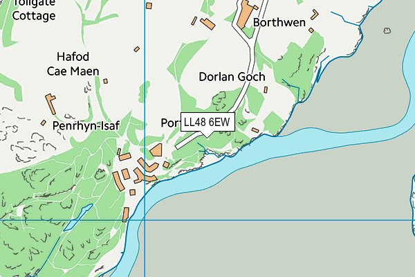 LL48 6EW map - OS VectorMap District (Ordnance Survey)