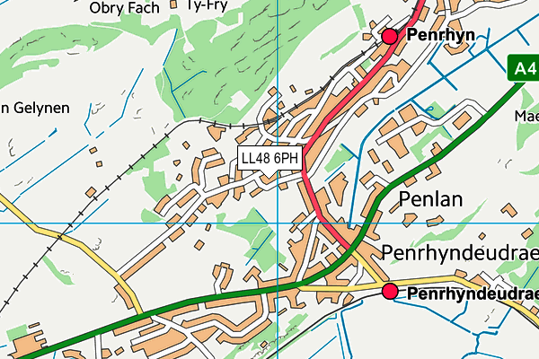 LL48 6PH map - OS VectorMap District (Ordnance Survey)