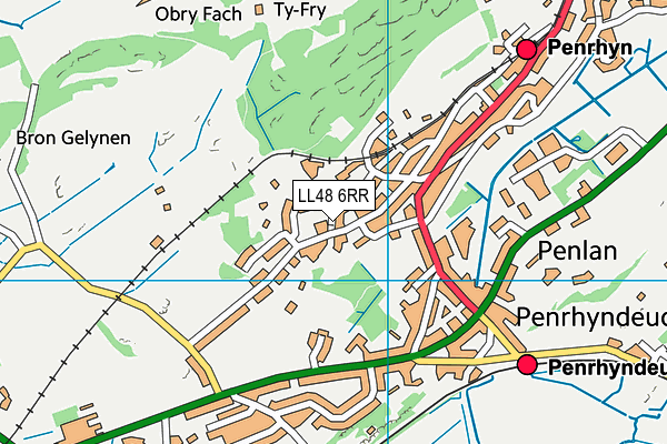 LL48 6RR map - OS VectorMap District (Ordnance Survey)