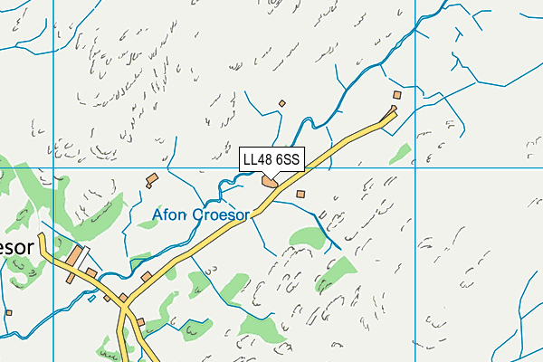 LL48 6SS map - OS VectorMap District (Ordnance Survey)