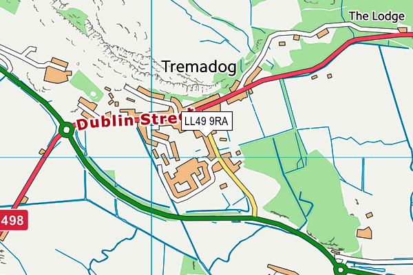 Map of FFESTINIOG RAILWAY HOLDINGS LIMITED at district scale