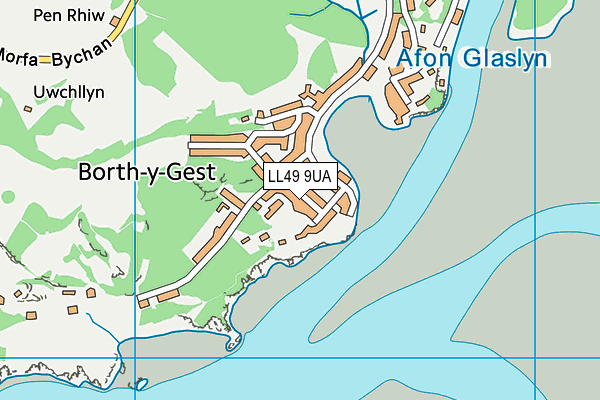 LL49 9UA map - OS VectorMap District (Ordnance Survey)