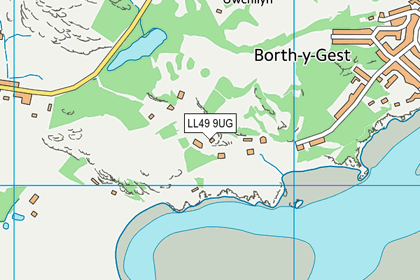 LL49 9UG map - OS VectorMap District (Ordnance Survey)