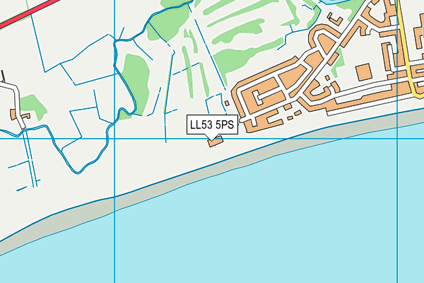 Teresa House map (LL53 5PS) - OS VectorMap District (Ordnance Survey)