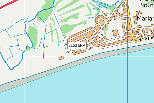 LL53 5RP map - OS VectorMap District (Ordnance Survey)