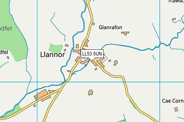LL53 5UN map - OS VectorMap District (Ordnance Survey)
