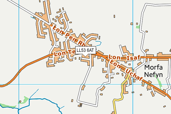 LL53 6AT map - OS VectorMap District (Ordnance Survey)
